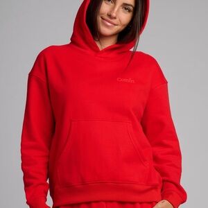 Comfrt Women's Red Hoodie